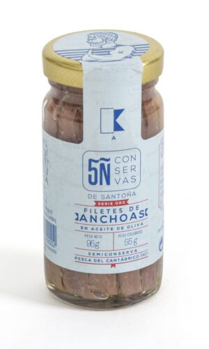 Filetes anchoa de Santoña 100 g.