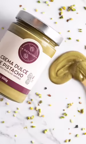 Crema dulce de pistacho