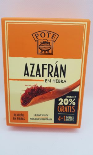 Azafrán hebras  Pote.