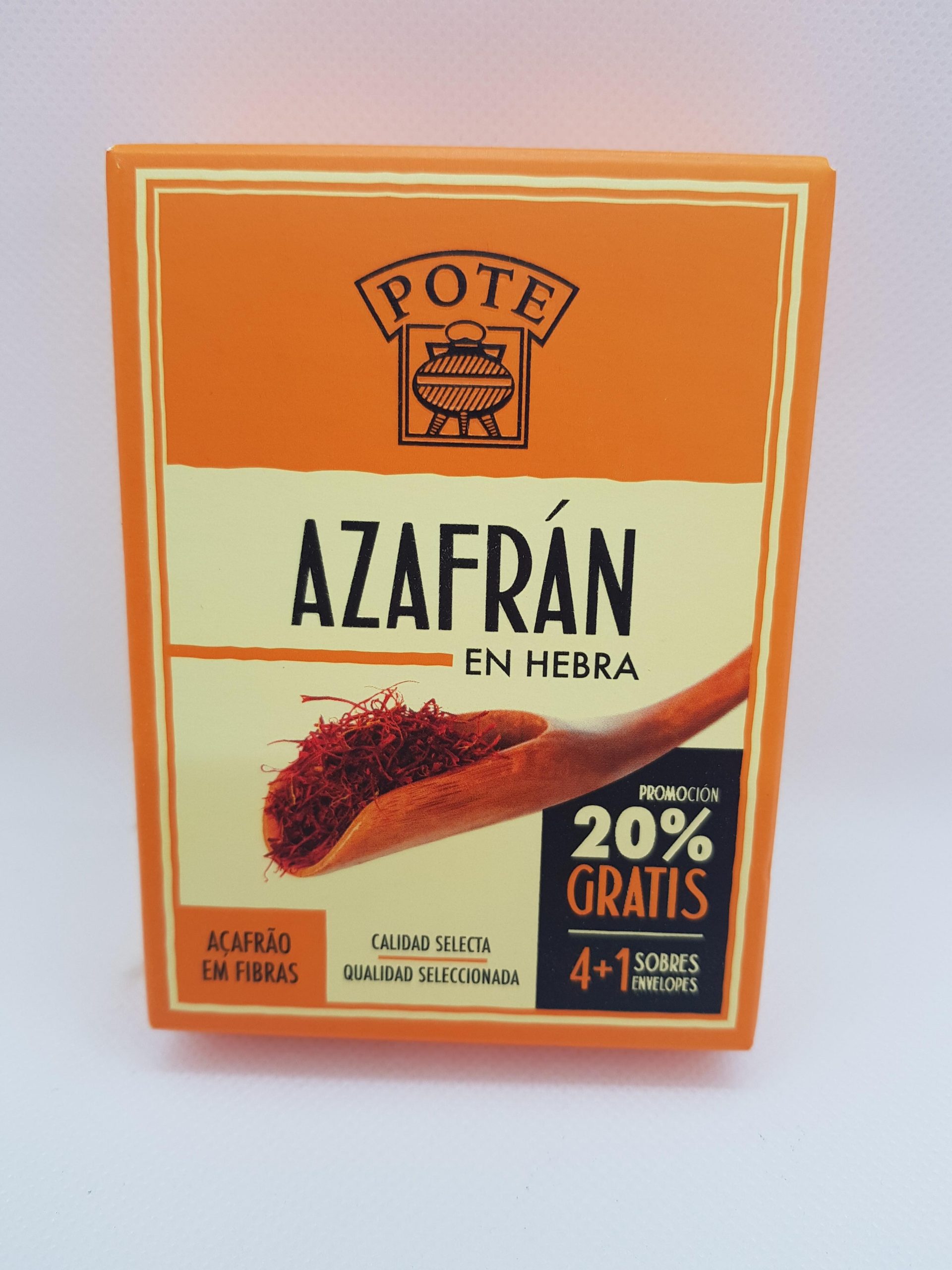 Azafrán hebras Pote.