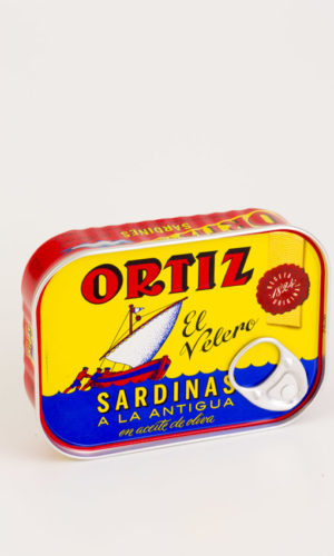 Ortiz Sardinas aceite de oliva. 150 g.