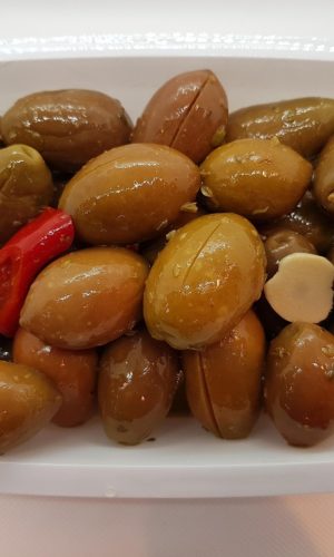 Aceituna Bola 400 g. envasada al vacío