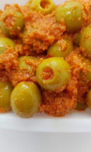 Aceitunas con Mojo Picón 400 g.