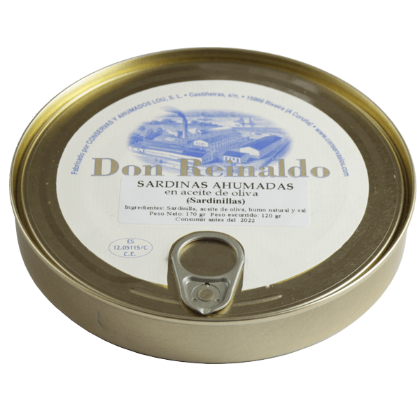 Smoked sardines Don Reinaldo 120 ml. 4 und.
