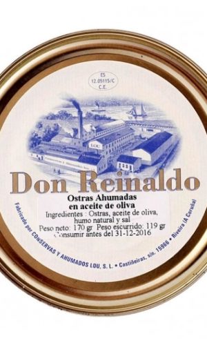 Ostras ahumadas  Don Reinaldo 120 ml. 2 unid.