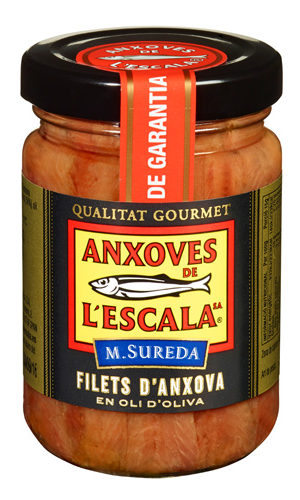 Anchovy fillets 160 g.