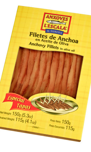 Anchoa escala 25 filetes.