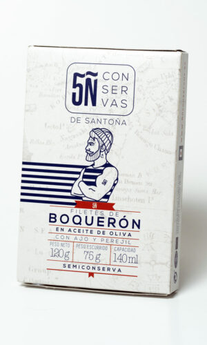Boquerón fresco aceite oliva 140 ml.