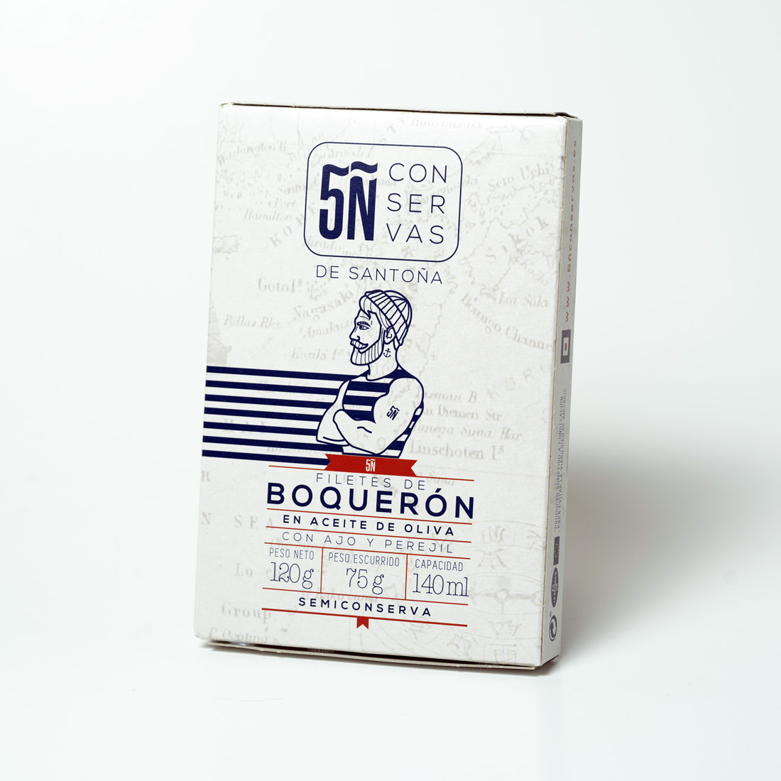 Boquerón fresco aceite oliva 140 ml.