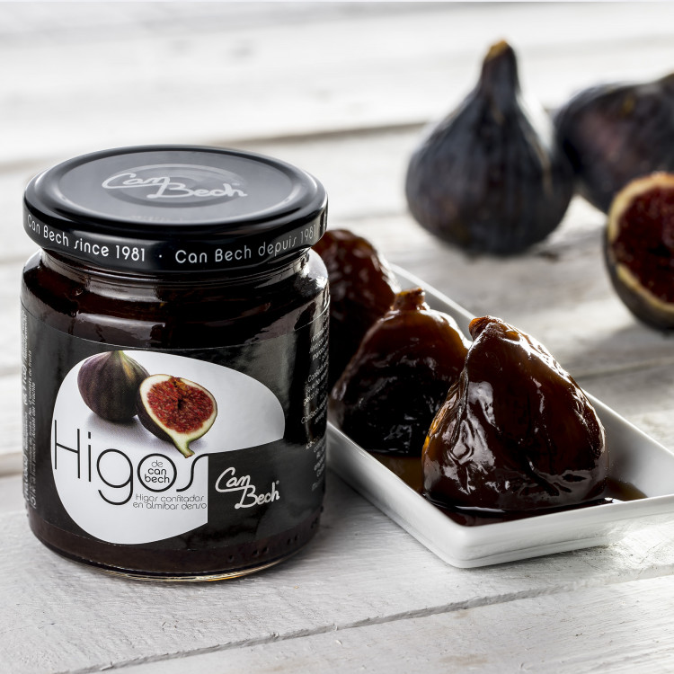 Higos confitados Can Bech.