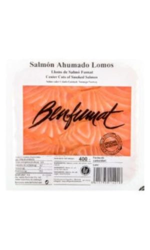 Salmón ahumado lomos 400 g. Benfumat