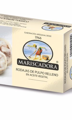 Rodajas pulpo relleno. 4und.